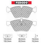 Ferodo - Kit pastiglie freno (FCP1773) - Ravasicorse