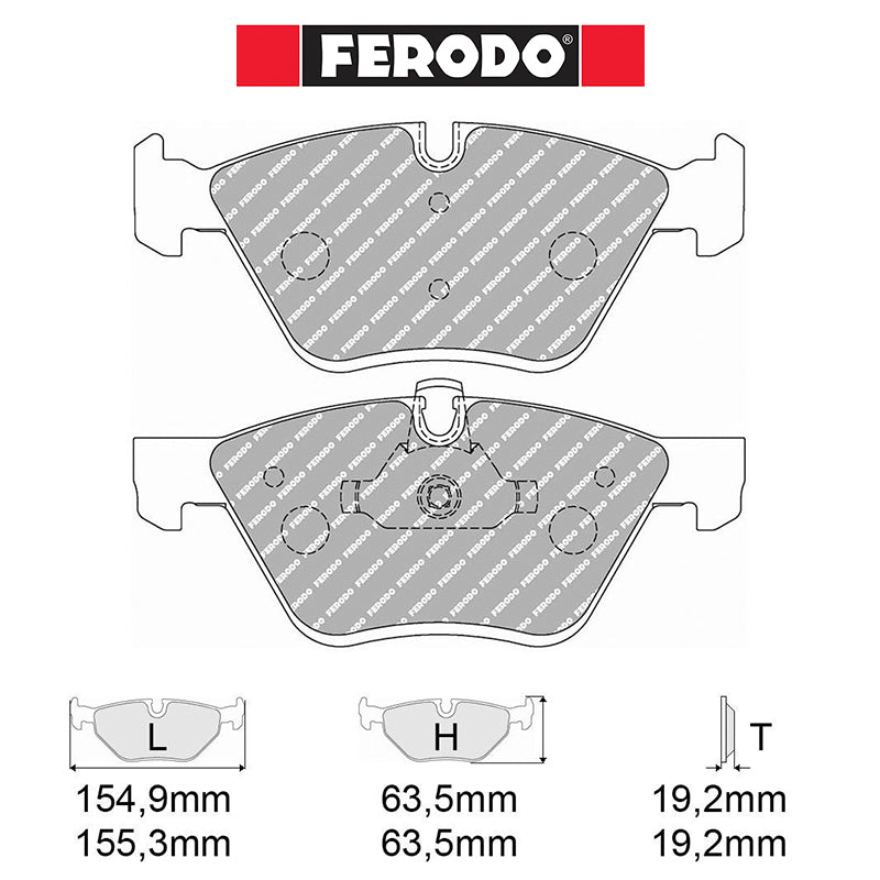 Ferodo - Kit pastiglie freno (FCP1773) - Ravasicorse