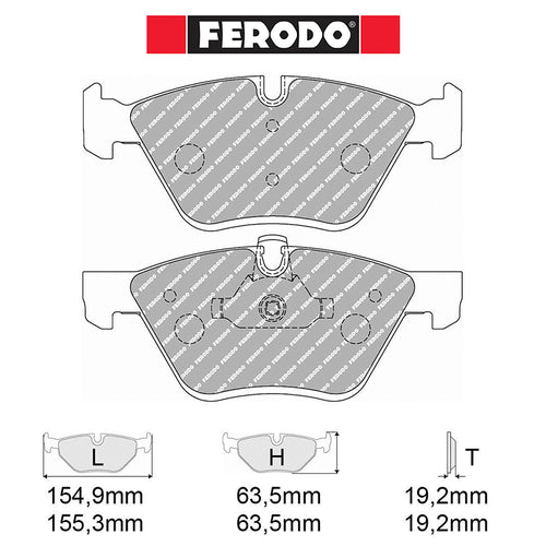 Ferodo - Kit pastiglie freno (FCP1773) - Ravasicorse