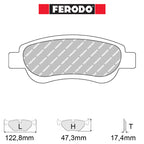 Ferodo - Kit pastiglie freno (FCP1790) - Ravasicorse