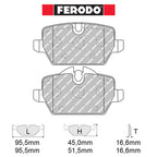 Ferodo - Kit pastiglie freno (FCP1806) - Ravasicorse
