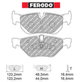 Ferodo - Kit pastiglie freno (FCP1807) - Ravasicorse