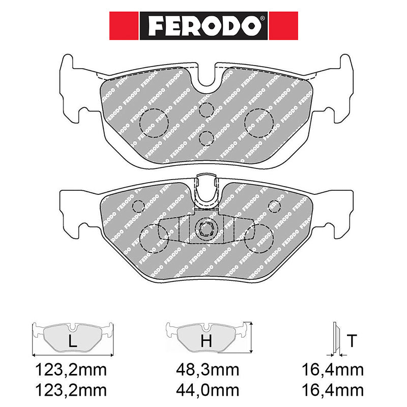 Ferodo - Kit pastiglie freno (FCP1807) - Ravasicorse