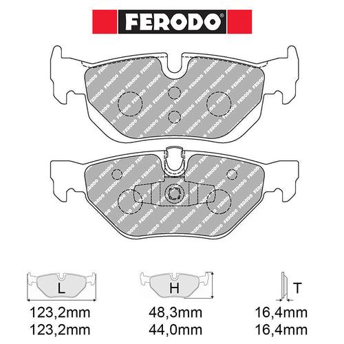 Ferodo - Kit pastiglie freno (FCP1807) - Ravasicorse