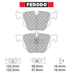 Ferodo - Kit pastiglie freno (FCP1808) - Ravasicorse