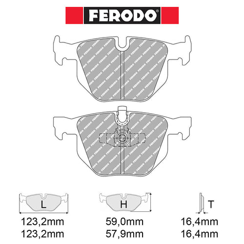 Ferodo - Kit pastiglie freno (FCP1808) - Ravasicorse