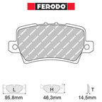 Ferodo - Kit pastiglie freno (FCP1862) - Ravasicorse