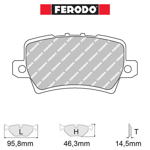 Ferodo - Kit pastiglie freno (FCP1862) - Ravasicorse