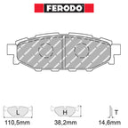 Ferodo - Kit pastiglie freno (FCP1947) - Ravasicorse