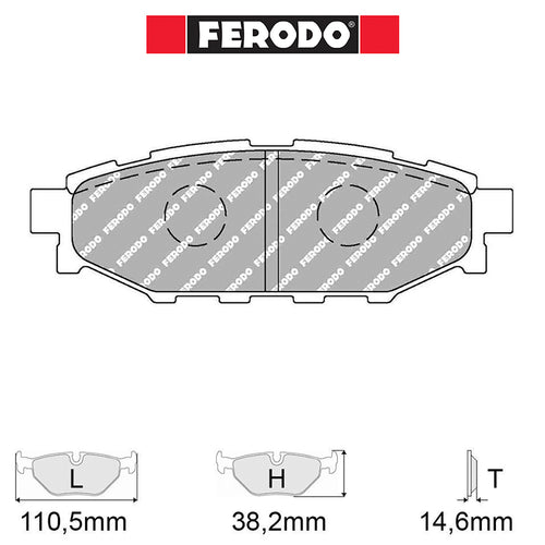 Ferodo - Kit pastiglie freno (FCP1947) - Ravasicorse