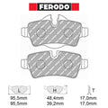 Ferodo - Kit pastiglie freno (FCP1975) - Ravasicorse