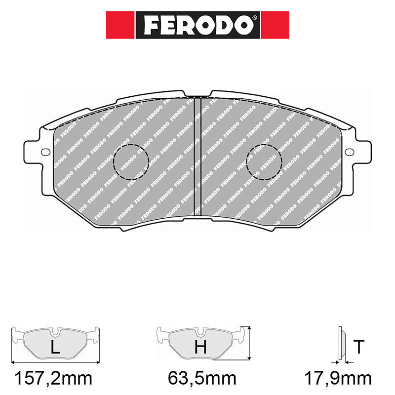 Ferodo - Kit pastiglie freno (FCP1984) - Ravasicorse