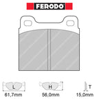 Ferodo - Kit pastiglie freno (FCP2) - Ravasicorse