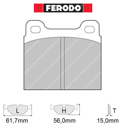 Ferodo - Kit pastiglie freno (FCP2) - Ravasicorse