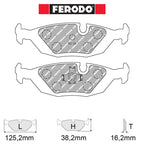 Ferodo - Kit pastiglie freno (FCP296) - BMW E30 325i - Rear - Ravasicorse