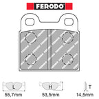 Ferodo - Kit pastiglie freno (FCP3) - Ravasicorse