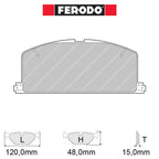Ferodo - Kit pastiglie freno (FCP308) - Ravasicorse