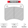 Ferodo - Kit pastiglie freno (FCP342) - Ravasicorse