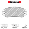 Ferodo - Kit pastiglie freno (FCP351) - Ravasicorse