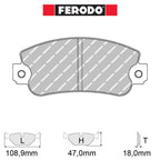 Ferodo - Kit pastiglie freno (FCP351) - Ravasicorse