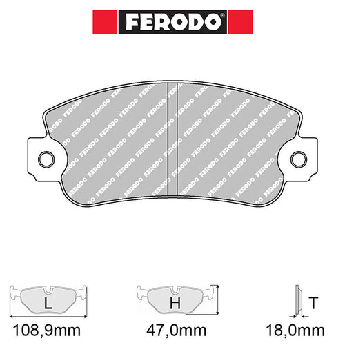 Ferodo - Kit pastiglie freno (FCP351) - Ravasicorse