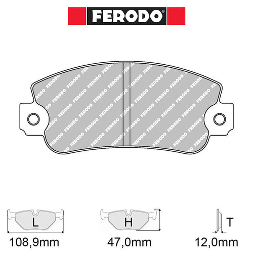 Ferodo - Kit pastiglie freno (FCP360) - Ravasicorse