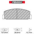 Ferodo - Kit pastiglie freno (FCP372) - Ravasicorse