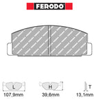 Ferodo - Kit pastiglie freno (FCP372) - Ravasicorse