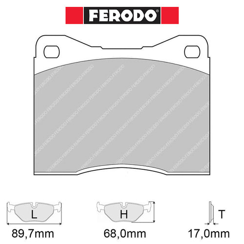 Ferodo - Kit pastiglie freno (FCP399) - Ravasicorse