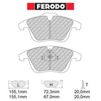 Ferodo - Kit pastiglie freno (FCP4045) - Ravasicorse