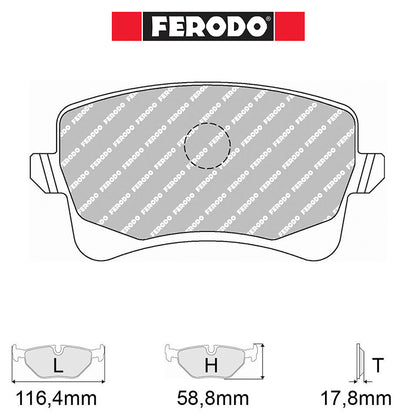 Ferodo - Kit pastiglie freno (FCP4050) - Ravasicorse
