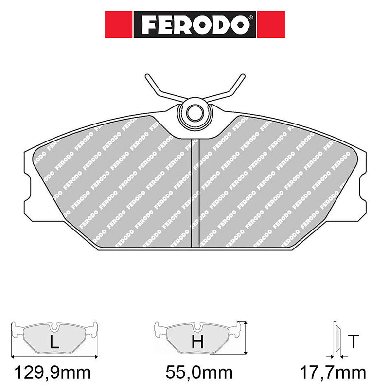 Ferodo - Kit pastiglie freno (FCP406) - Ravasicorse