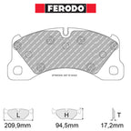 Ferodo - Kit pastiglie freno (FCP4064) - Ravasicorse