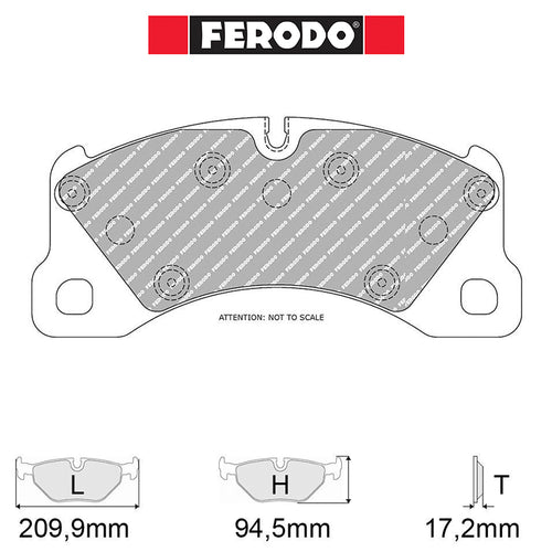 Ferodo - Kit pastiglie freno (FCP4064) - Ravasicorse