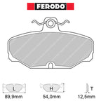 Ferodo - Kit pastiglie freno (FCP408) - Ravasicorse