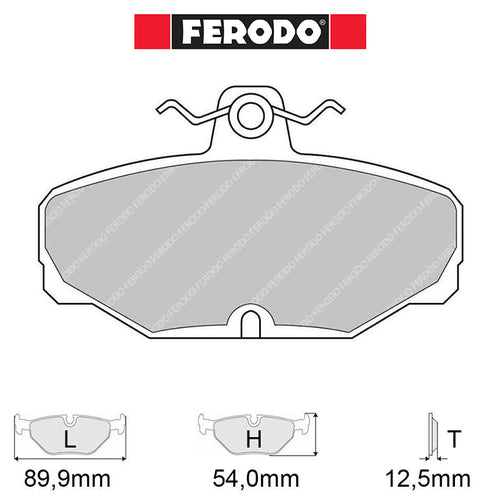 Ferodo - Kit pastiglie freno (FCP408) - Ravasicorse