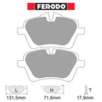 Ferodo - Kit pastiglie freno (FCP4080) - Ravasicorse