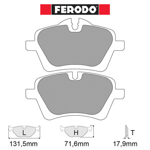 Ferodo - Kit pastiglie freno (FCP4080) - Ravasicorse