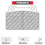 Ferodo - Kit pastiglie freno (FCP4168) - Ravasicorse