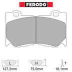 Ferodo - Kit pastiglie freno (FCP4172) - Nissan 370Z 3.7 - Front - Ravasicorse