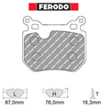 Ferodo - Kit pastiglie freno (FCP4217) - Ravasicorse