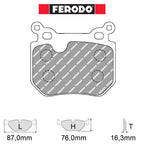 Ferodo - Kit pastiglie freno (FCP4217) - Ravasicorse