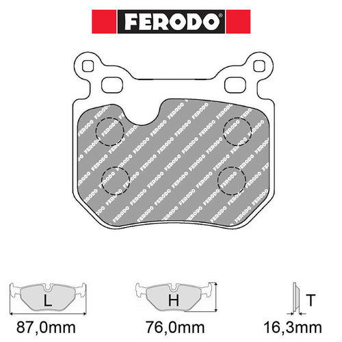 Ferodo - Kit pastiglie freno (FCP4217) - Ravasicorse