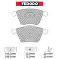 Ferodo - Kit pastiglie freno (FCP4223) - Ravasicorse