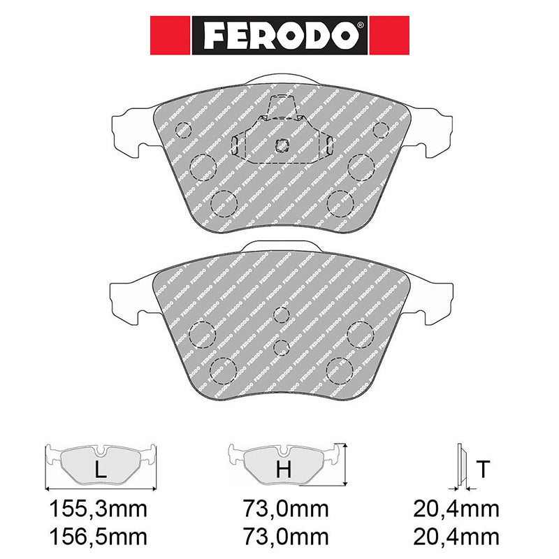 Ferodo - Kit pastiglie freno (FCP4223) - Ravasicorse