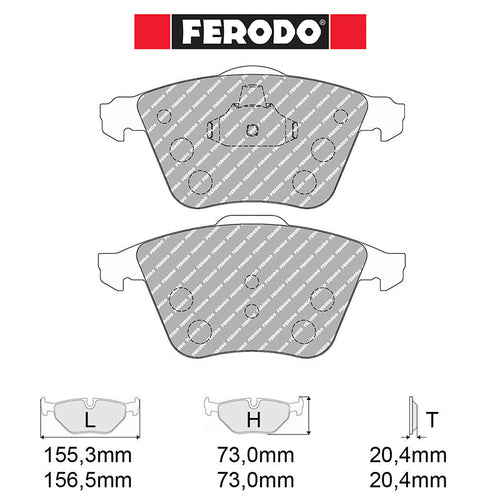 Ferodo - Kit pastiglie freno (FCP4223) - Ravasicorse