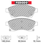 Ferodo - Kit pastiglie freno (FCP4262) - Ravasicorse