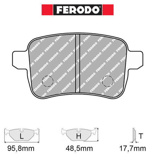 Ferodo - Kit pastiglie freno (FCP4308) - Ravasicorse