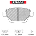 Ferodo - Kit pastiglie freno (FCP4316) - Ravasicorse