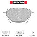 Ferodo - Kit pastiglie freno (FCP4316) - Ravasicorse